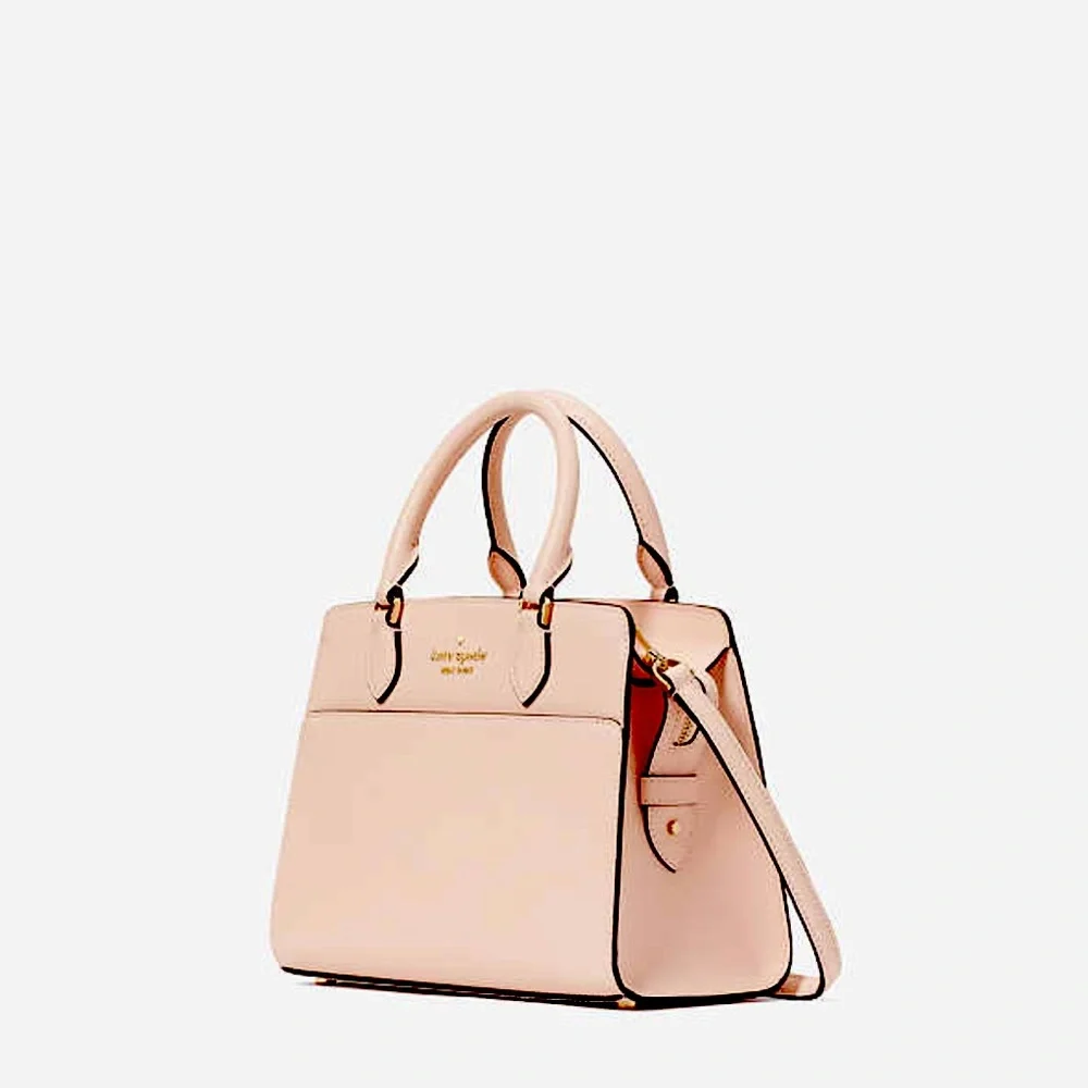 KATE SPADE Madison Saffiano Leather Small Satchel Conch Pink color - Picture 11 of 15